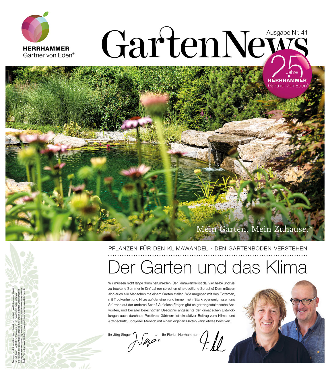 Gartennews Herrhammer Gärtner von Eden