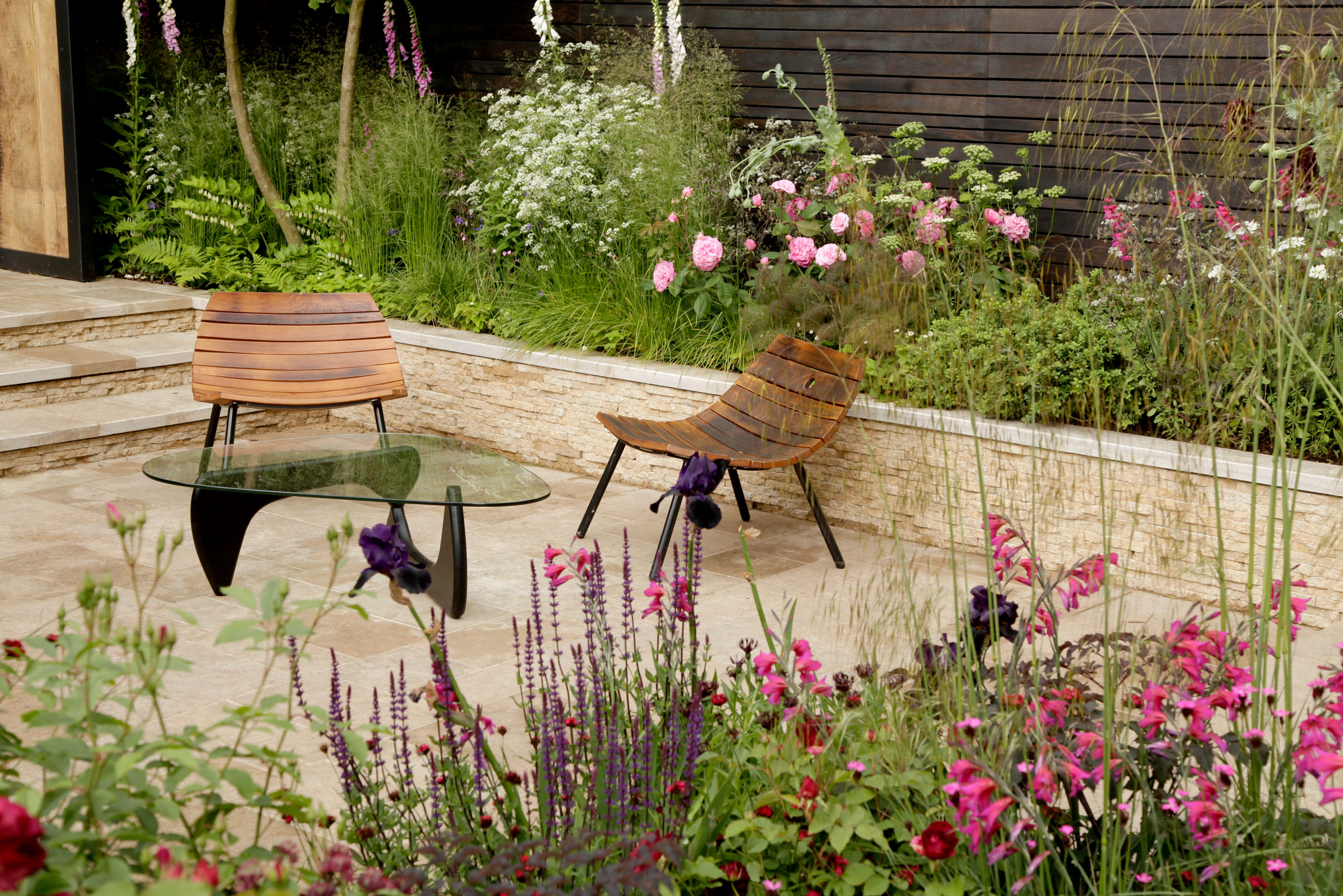 Sitzecke kleiner Garten